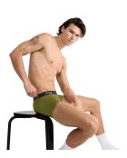 Set van 2 shorties Start kaki/grijs