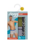 Set van 2 shorties Start kaki/grijs