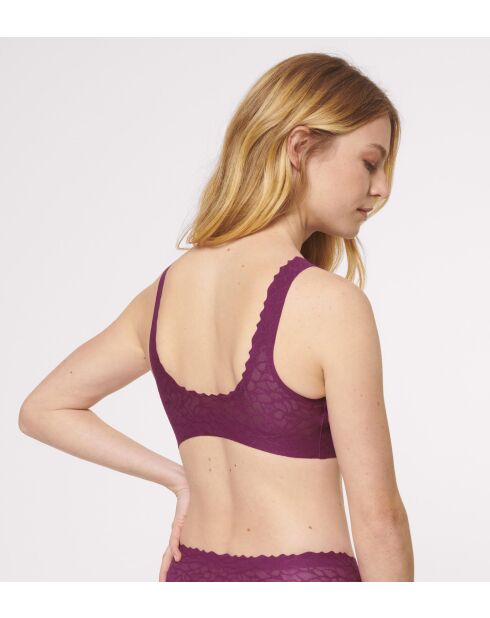 Zero Feel Lace 2.0 Bralette Weinrot