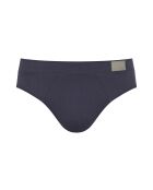 Set van 2 Go Natural grijs/marineblauwe slips
