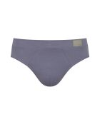 Set van 2 Go Natural grijs/marineblauwe slips