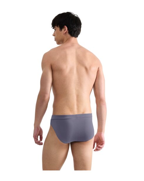 Lot de 2 slips Go Natural gris/marine