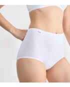 Braguita blanca maxi de algodón 24/7