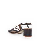 Sandales Lysia en cuir noires