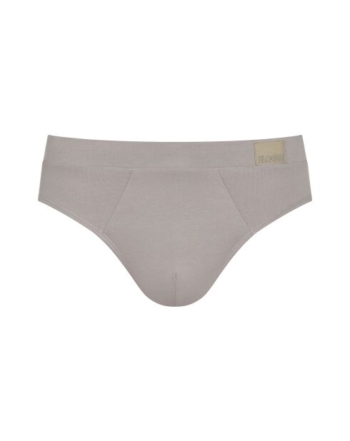 Lot de 2 slips Go Natural gris/bordeaux