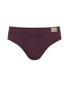 Set aus 2 Go Natural Slips in Grau/Burgunderrot