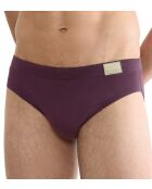 Set aus 2 Go Natural Slips in Grau/Burgunderrot