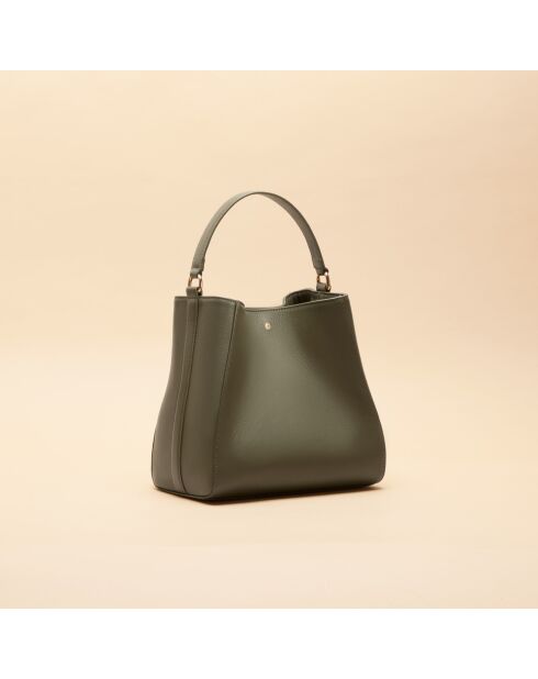 Sac à main Ada en cuir argile - 21,4x20,9x13 cm
