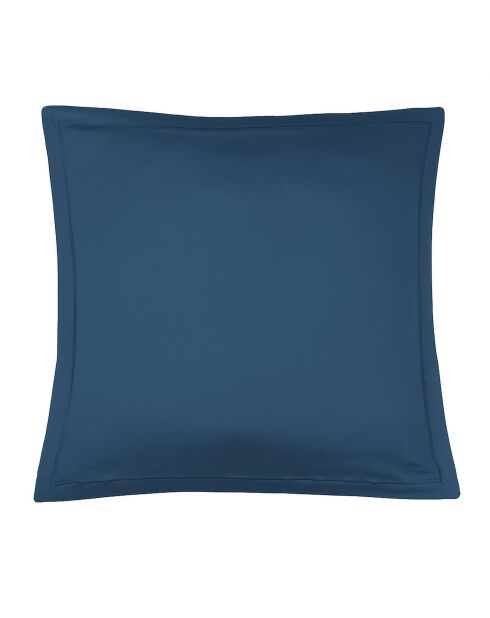 Parure de lit en satin de coton Julia bleu indigo