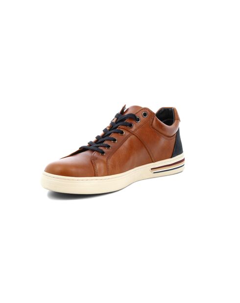 Zapatillas bajas Zippon 7 de piel camel