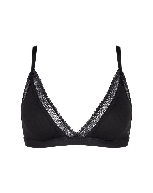 Bralette Go Ribbed R nera