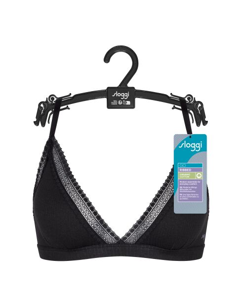 Bralette Go Ribbed R nera
