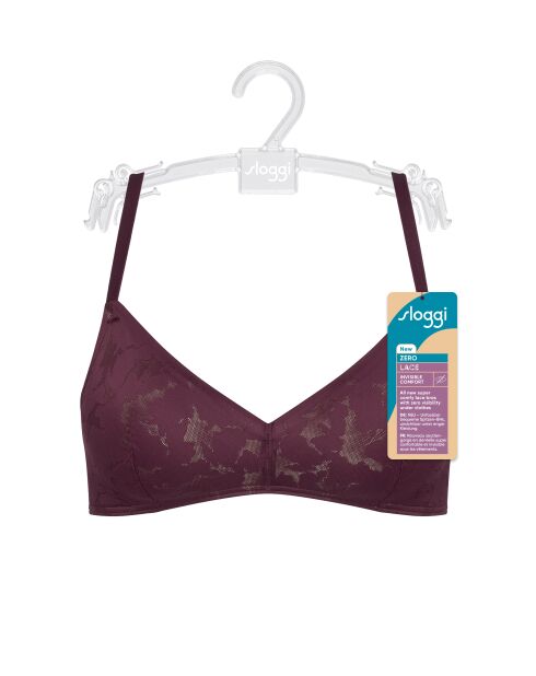 Zero Lace 2.0 bordeauxrode bh