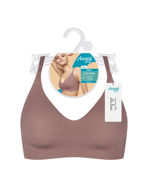Zero Microfiber 2.0 H Kakao-Bralette