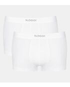 Lot de 2 culottes hipster Ever Ease blanches