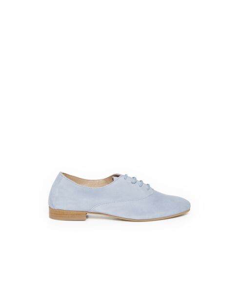 Derbies Azul 6 en cuir bleus