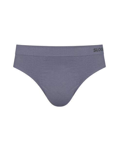 Set di 2 slip Go Smooth nero/grigio