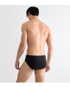 Set di 2 slip Go Smooth nero/grigio