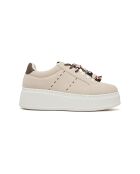 Beigefarbene Low-Top-Sneaker Sariet