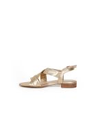 Sandalias Bijou de piel dorada
