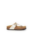 Mules Pernette en cuir dorées