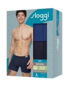 Set van 2 Go Natural donkerblauwe shorties