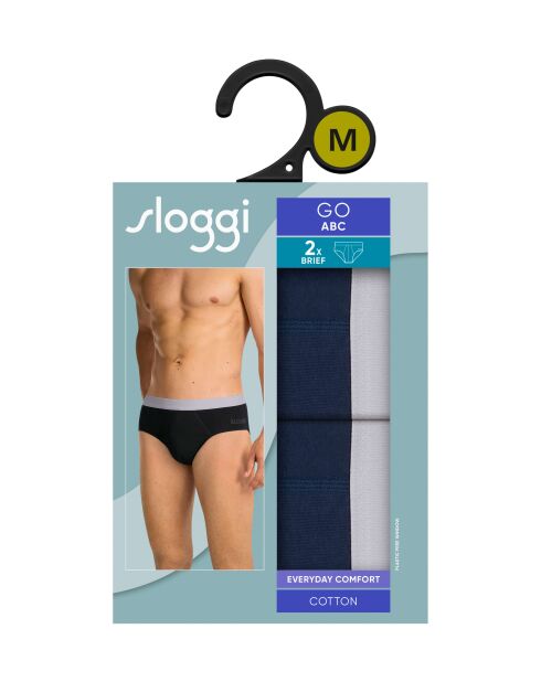 Lot de 2 slips Go Abc 2.0 H marine