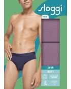 Confezione da 2 slip Ever Soft viola
