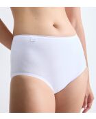 24/7 Midi-Midi-Slip aus Baumwolle in Weiß