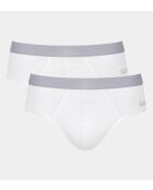 Set di 2 slip bianchi Go Abc 2.0