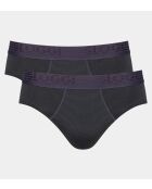 Confezione da 2 slip neri Ever Cool