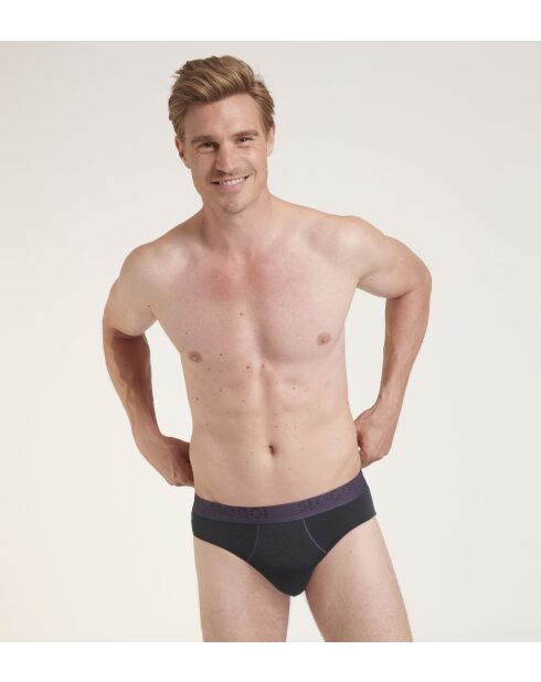 Confezione da 2 slip neri Ever Cool