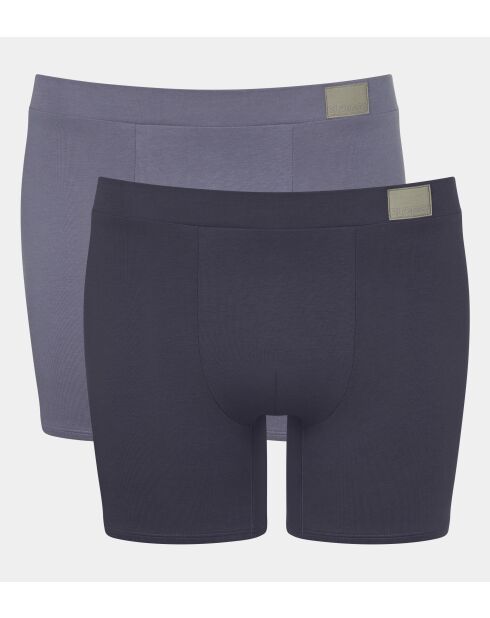Lor de 2 shorties Go Natural gris foncé
