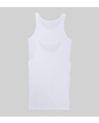 2er-Pack 24/7 Sh 02 Vest weiße Tanktops