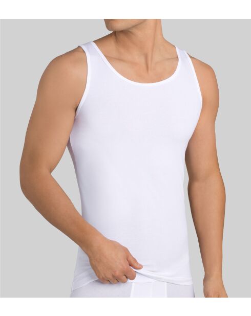 2er-Pack 24/7 Sh 02 Vest weiße Tanktops
