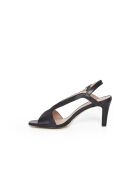 Sandales Hortense en cuir noires