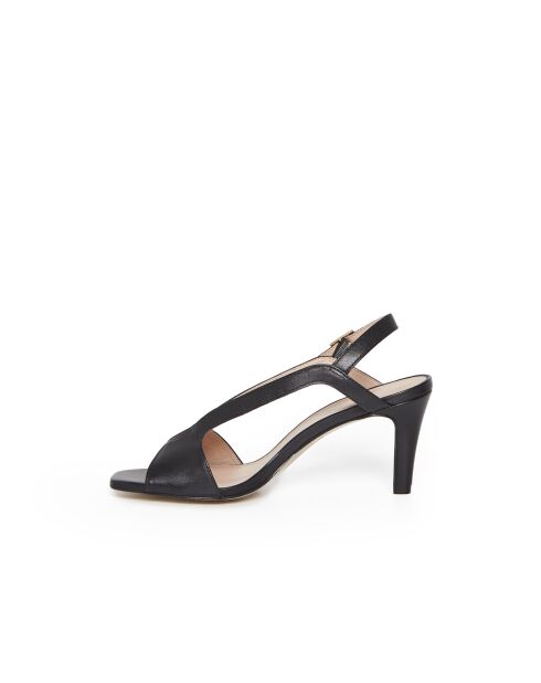 Sandales Hortense en cuir noires