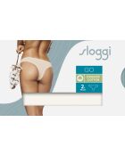 Set di 2 mutandine Go Brazil in seta bianca