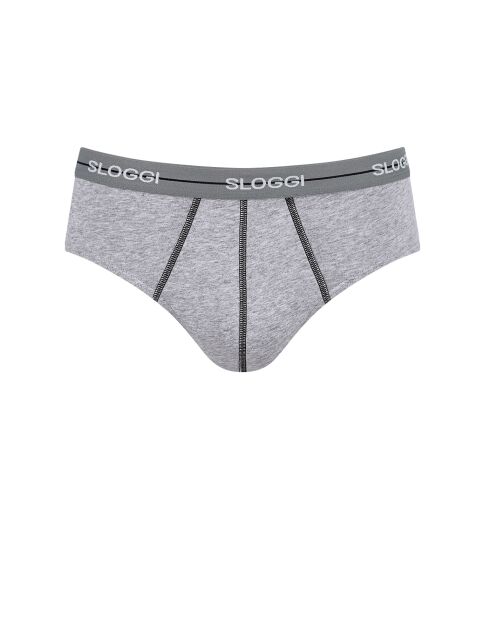 Set di 2 slip Midi Start Midi neri/grigi