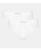 Confezione da 2 slip bianchi Ever Ease