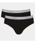 Set di 2 slip midi neri Go Abc H