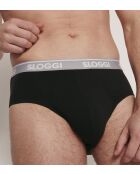 Set di 2 slip midi neri Go Abc H
