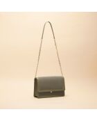 Helene Clay Schultertasche aus Leder - 254 x 154 x 55 mm