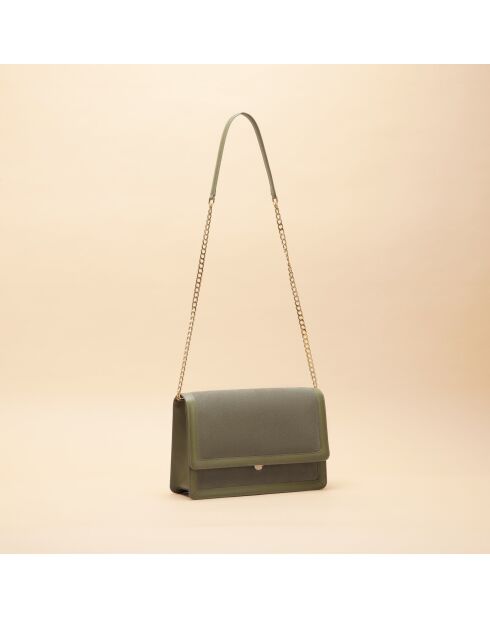 Helene Clay Schultertasche aus Leder - 254 x 154 x 55 mm