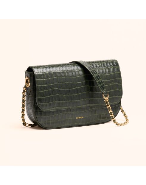 Borsa a tracolla Alice forest in pelle - 26x15x5,6 cm