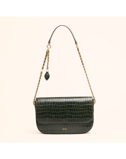 Borsa a tracolla Alice forest in pelle - 26x15x5,6 cm