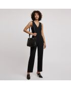 Sac à main Pilar en cuir noir - 28,5x23,5x6 cm