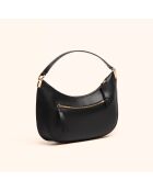 Ingrid schwarze Lederhandtasche - 31,5x16,6x8 cm