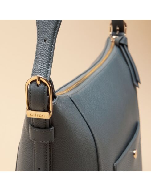 Alma Neptune Beuteltasche aus Leder - 262 x 237 x 115 mm