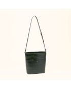Borsa a secchiello Luz forest in pelle - 25x22x10 cm